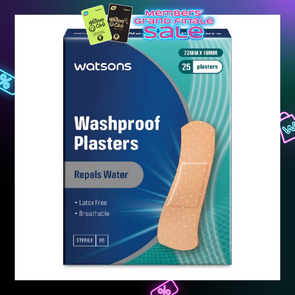 Watsons Washproof Plasters 25s