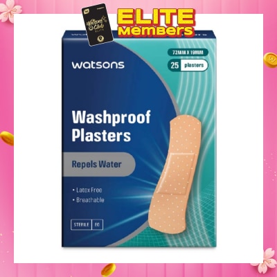 WATSONS Watsons Washproof Plasters 25s