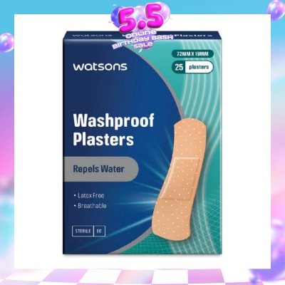 WATSONS - Watsons Washproof Plasters 25s