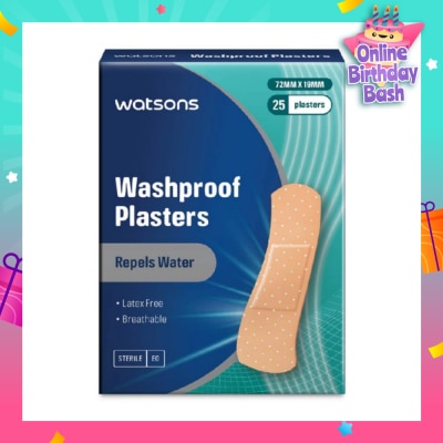 WATSONS Watsons Washproof Plasters 25s