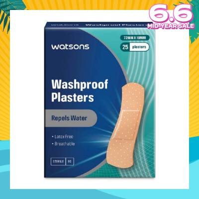 WATSONS Watsons Washproof Plasters 25s