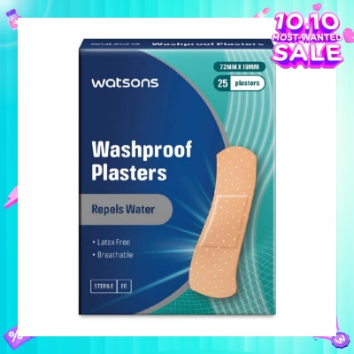 WATSONS Watsons Washproof Plasters 25s