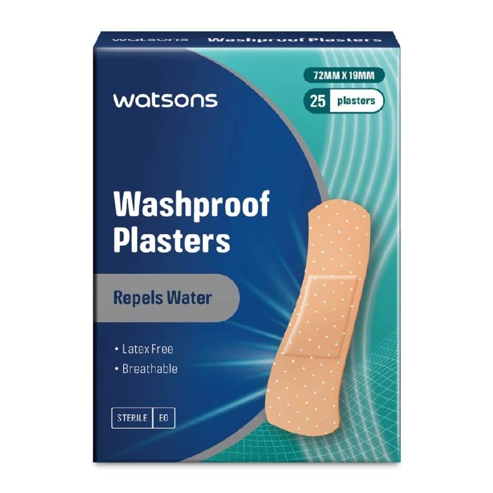 Watsons Washproof Plasters 25s