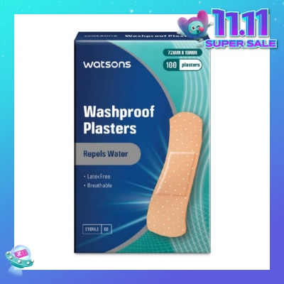 WATSONS Watsons Washproof Plasters 100s