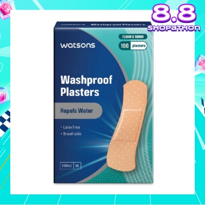 WATSONS Watsons Washproof Plasters 100s
