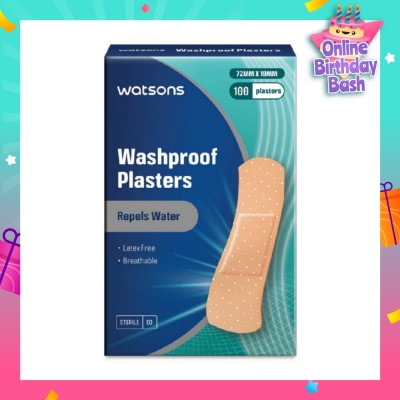 WATSONS Watsons Washproof Plasters 100s