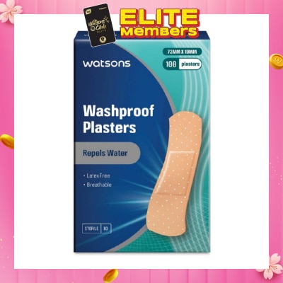 WATSONS Watsons Washproof Plasters 100s