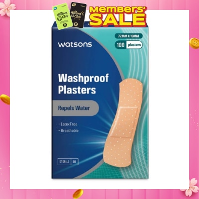 WATSONS Watsons Washproof Plasters 100s
