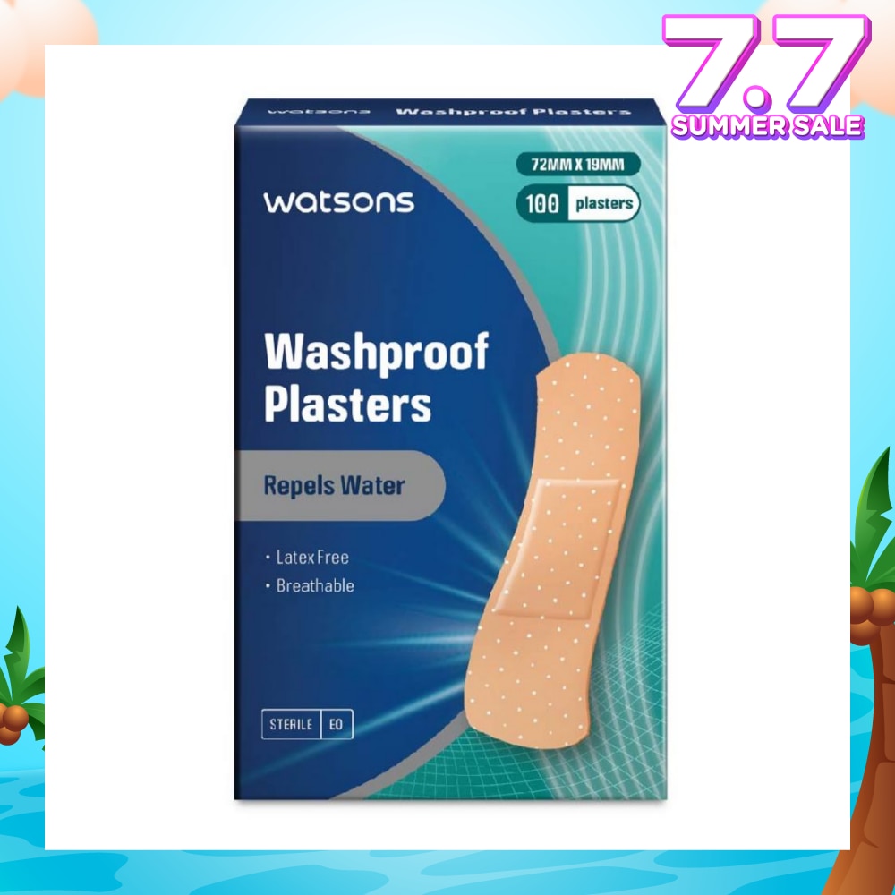 Watsons Washproof Plasters 100s