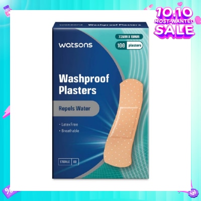 WATSONS Watsons Washproof Plasters 100s