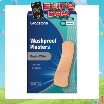 WATSONS - Watsons Washproof Plasters 100s