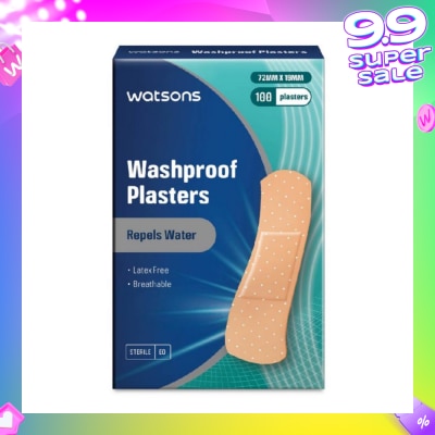 WATSONS Watsons Washproof Plasters 100s
