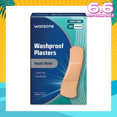 WATSONS Watsons Washproof Plasters 100s