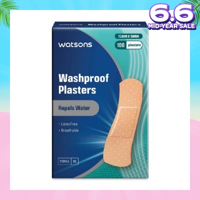 WATSONS Watsons Washproof Plasters 100s