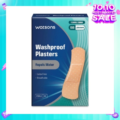 WATSONS Watsons Washproof Plasters 100s