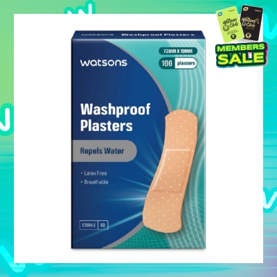 WATSONS Watsons Washproof Plasters 100s