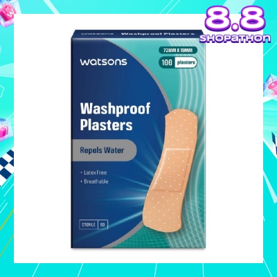 WATSONS Watsons Washproof Plasters 100s