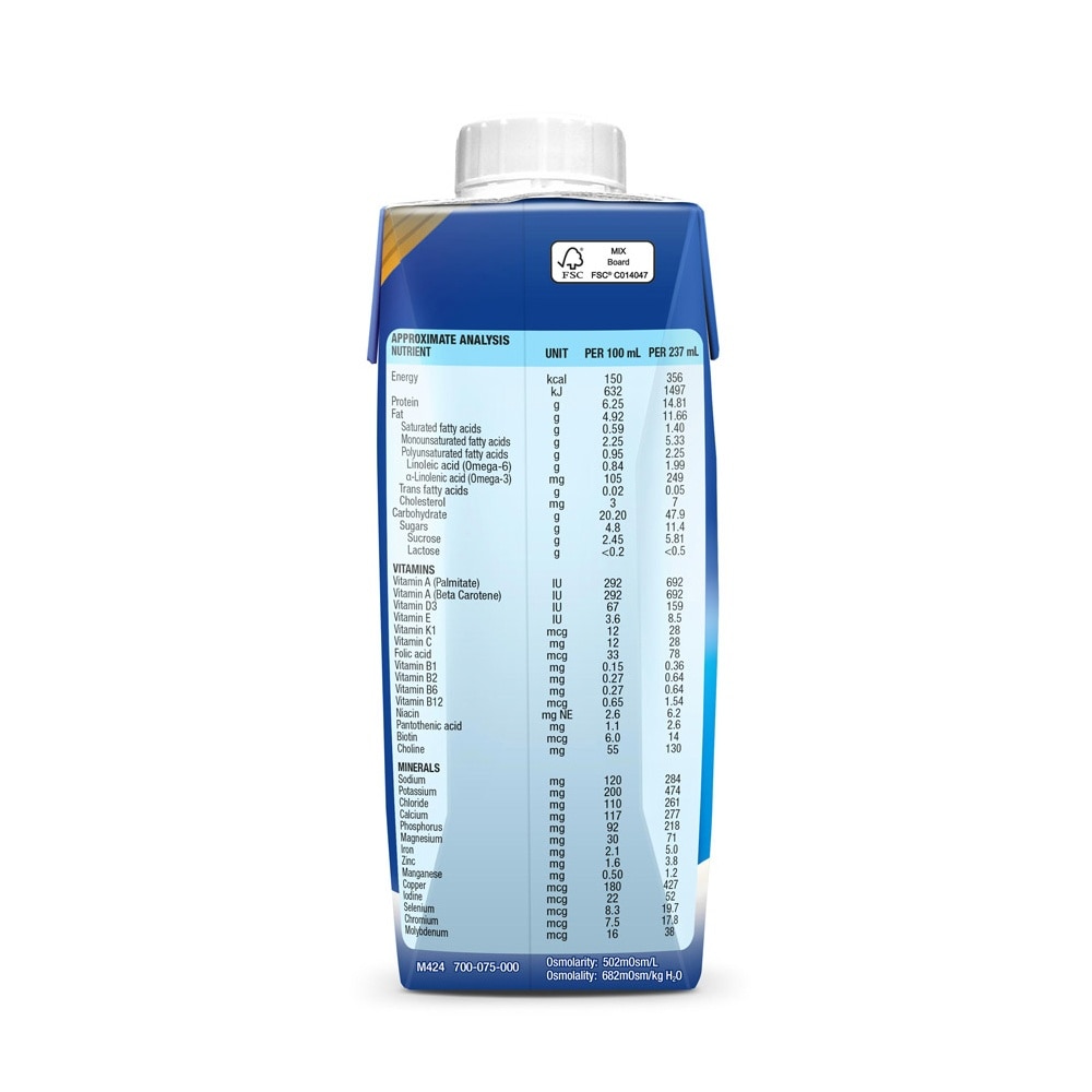 Plus Vanilla 237ml x 24s