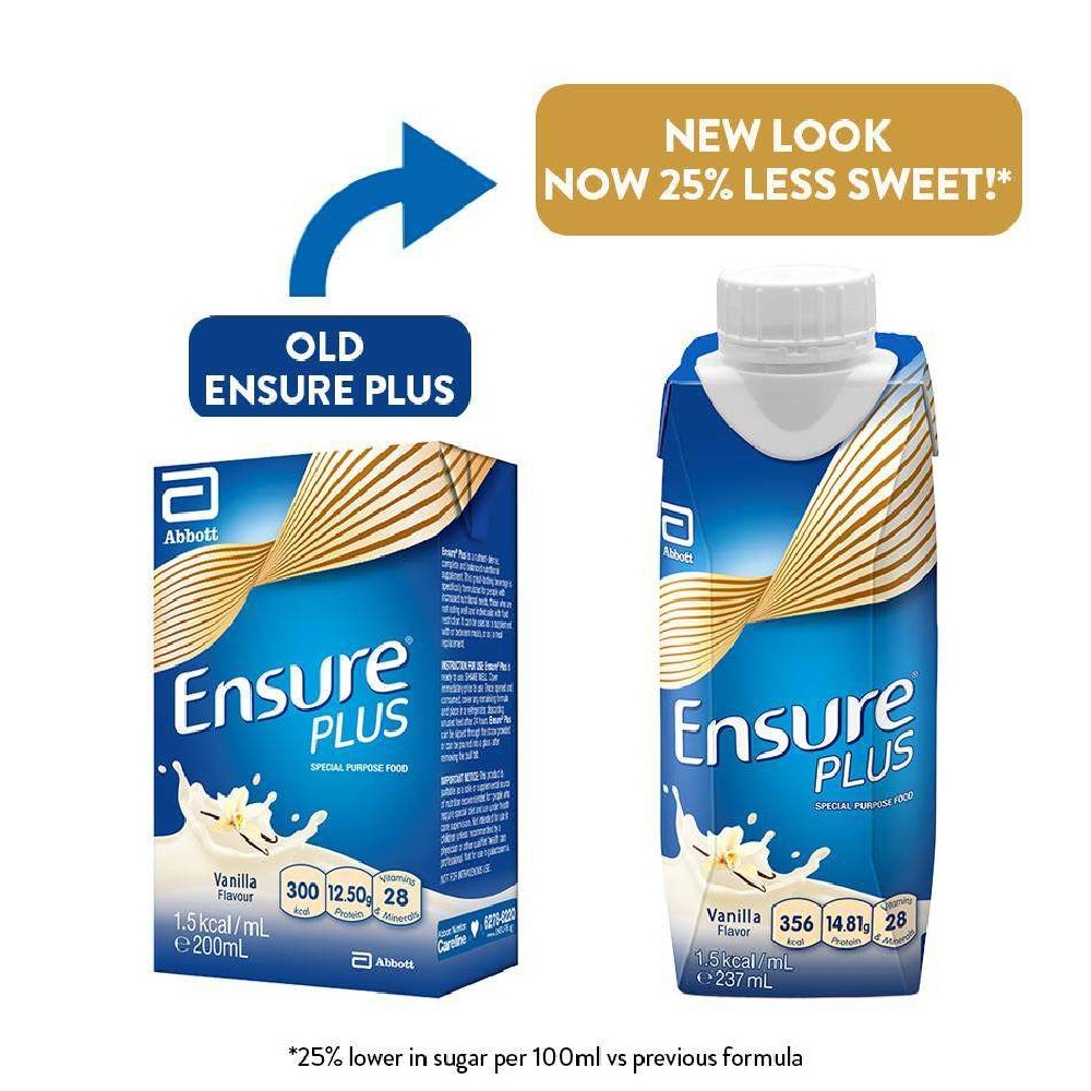Plus Vanilla 237ml x 24s