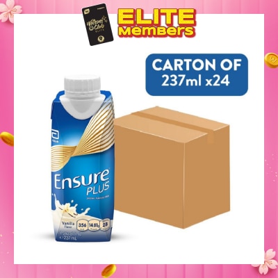 ENSURE Plus Vanilla 237ml x 24s