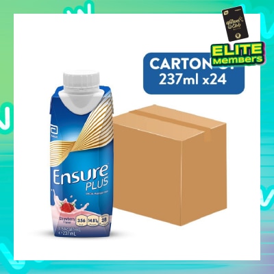 ENSURE Plus Strawberry 237ml x 24s