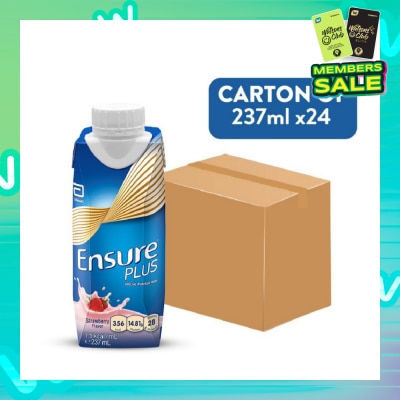 ENSURE Plus Strawberry 237ml x 24s