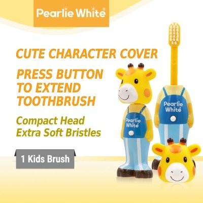 PEARLIE WHITE® Bounce-Up Kids Giraffe Extra Soft Toothbrush 1s