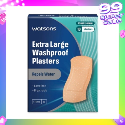WATSONS Watsons Washproof Plasters 10s XL