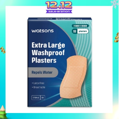 WATSONS Watsons Washproof Plasters 10s XL