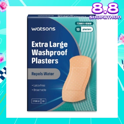 WATSONS Watsons Washproof Plasters 10s XL