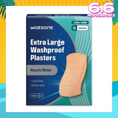 WATSONS Watsons Washproof Plasters 10s XL