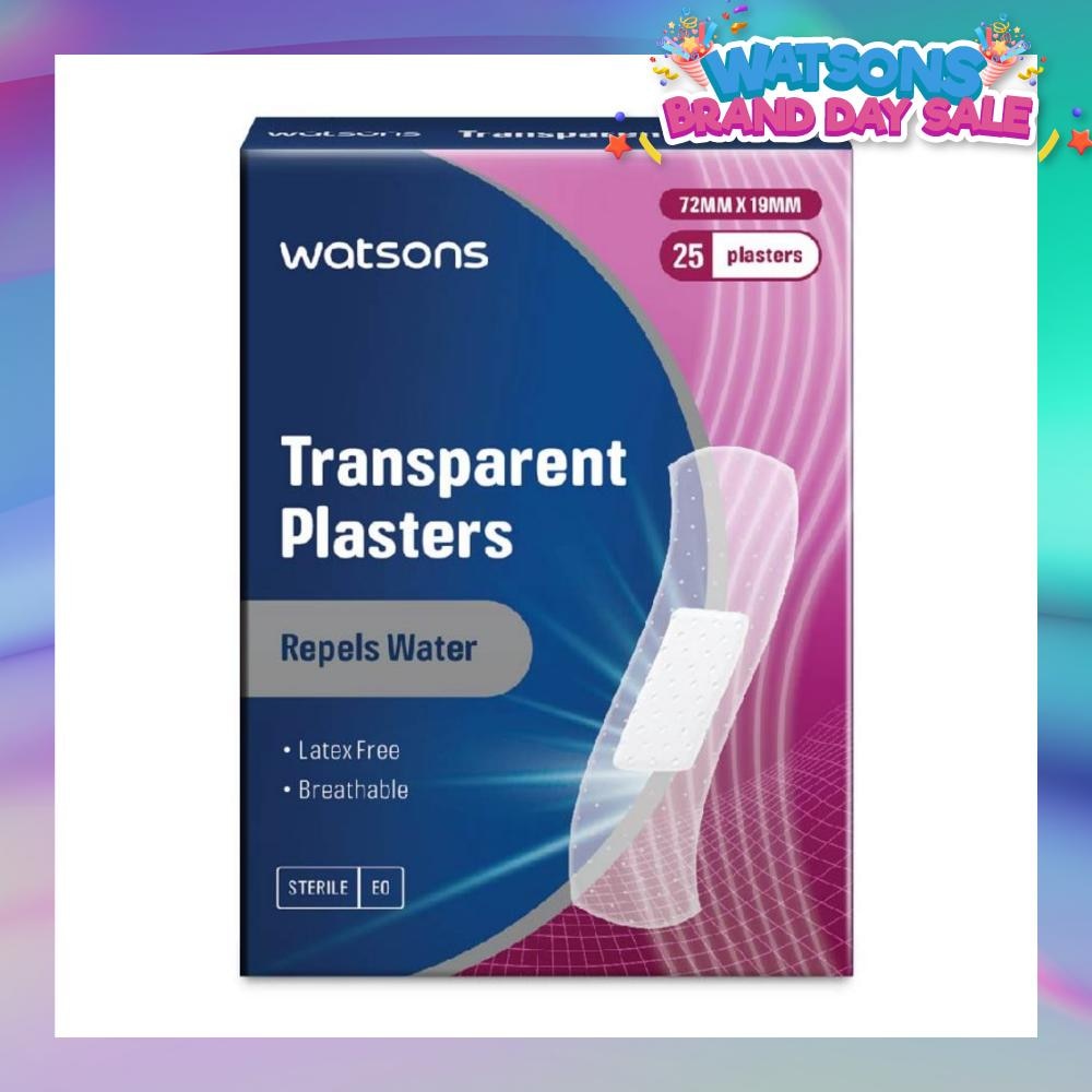 Watsons Transparent Plasters 25s