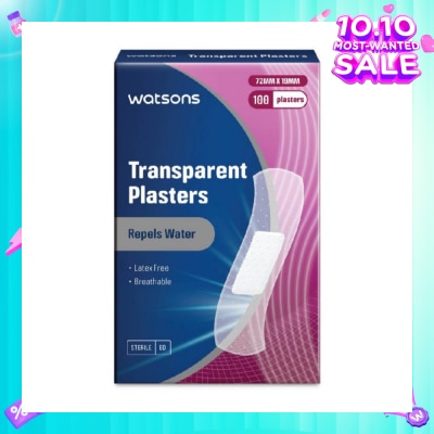 WATSONS Watsons Transparent Plasters 100s