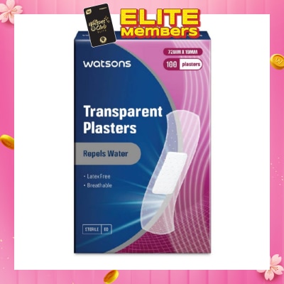 WATSONS Watsons Transparent Plasters 100s
