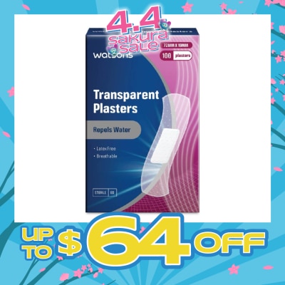 WATSONS - Watsons Transparent Plasters 100s