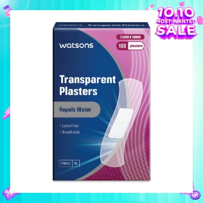 WATSONS Watsons Transparent Plasters 100s