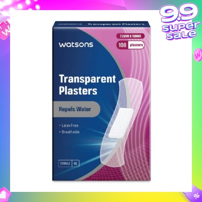 WATSONS Watsons Transparent Plasters 100s