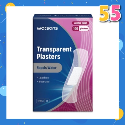 WATSONS Watsons Transparent Plasters 100s
