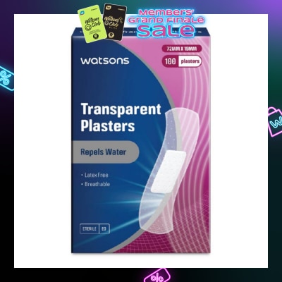 WATSONS Watsons Transparent Plasters 100s