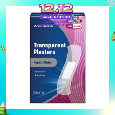 WATSONS Watsons Transparent Plasters 100s