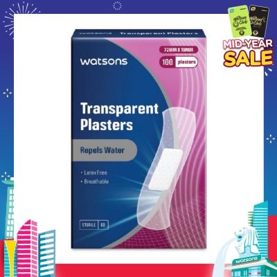 WATSONS Watsons Transparent Plasters 100s