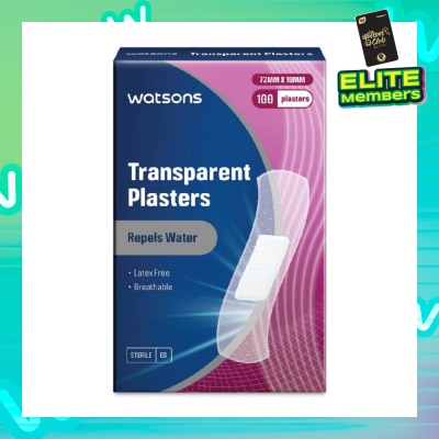 WATSONS Watsons Transparent Plasters 100s