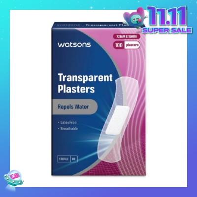 WATSONS Watsons Transparent Plasters 100s