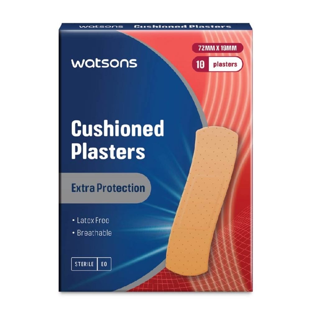 Watsons Cushioned Plasters 10s