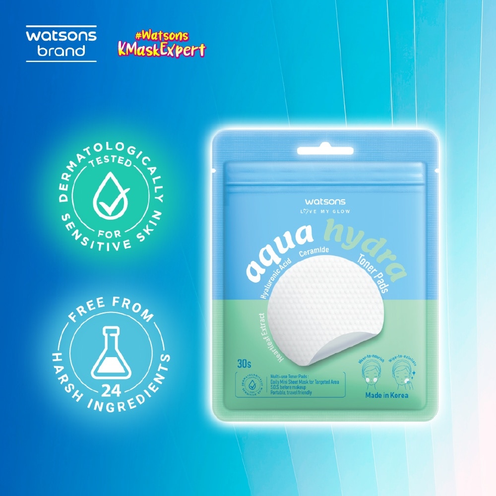 Aqua Hydra Toner Pads 30s