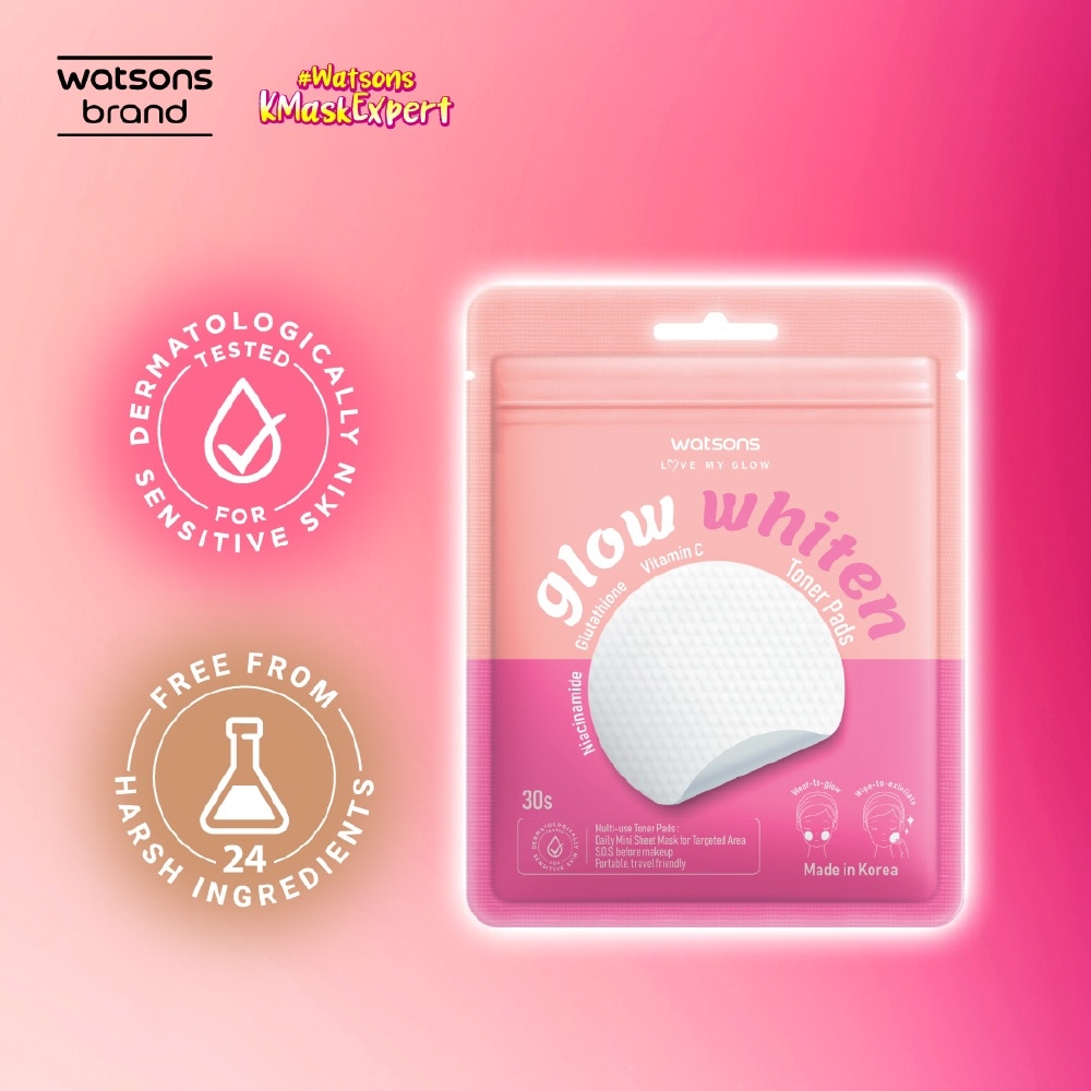 Glow Whiten Toner Pads 30s