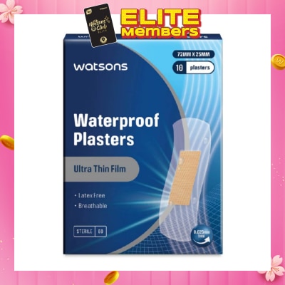 WATSONS Watsons Waterproof Plasters 10s