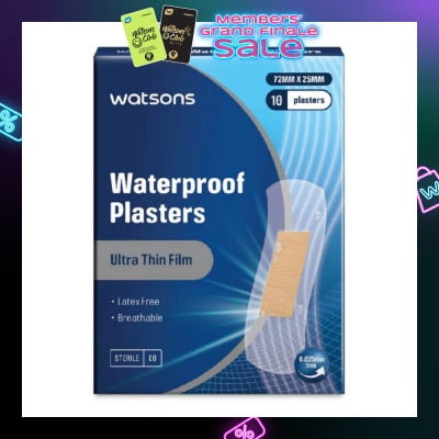 WATSONS Watsons Waterproof Plasters 10s