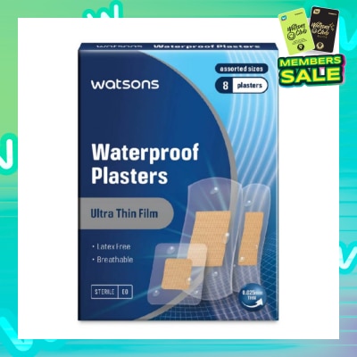 WATSONS Watsons Waterproof Plasters 8s Assorted