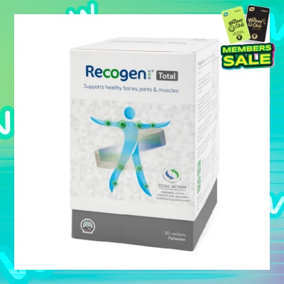 RECOGEN Recogen Total Sachet (Reduce Joints Discomfort Support Muscle Growth & Enhance Mobility) 17g x 30s